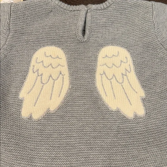 Hatley grey metallic knit sweater dress 12-18M BNWT - Picture 4 of 5